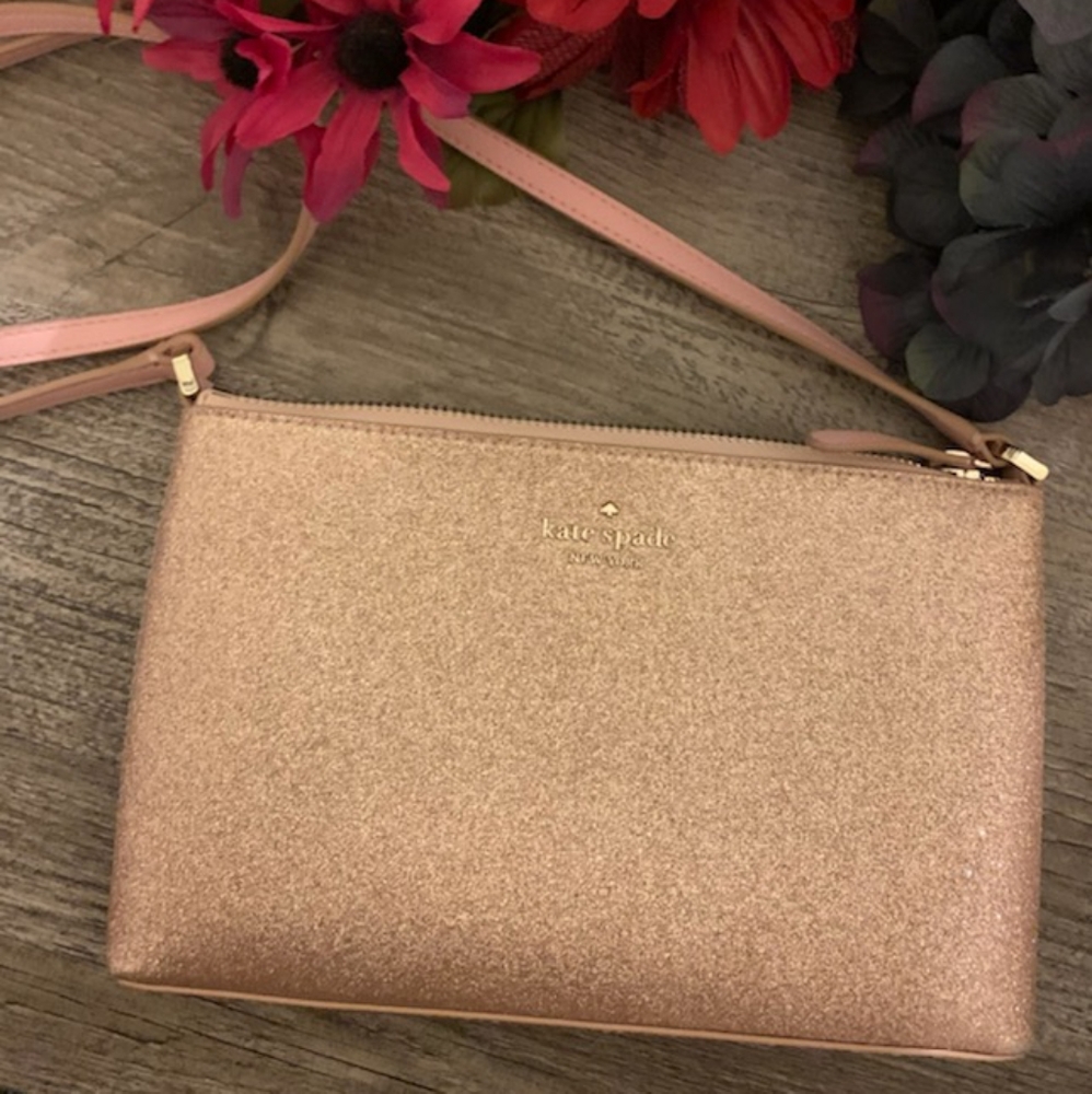 Kate Spade glitter crossbody